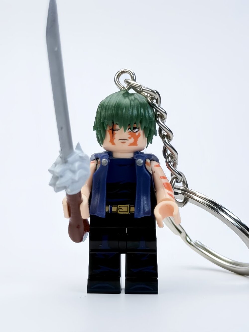 Jujutsu Kaisen Maki Zenin (Heavenly Restriction) Custom Minifigure Keychain